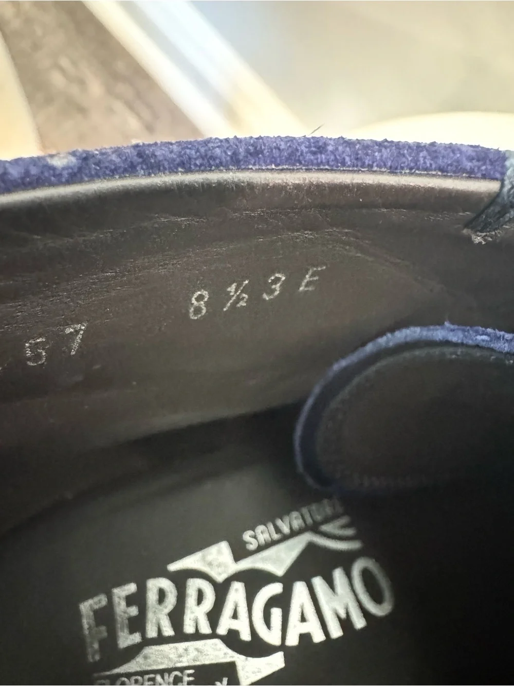 Salvatore Ferragamo Men’s Royal Blue Suede Ankle Boots